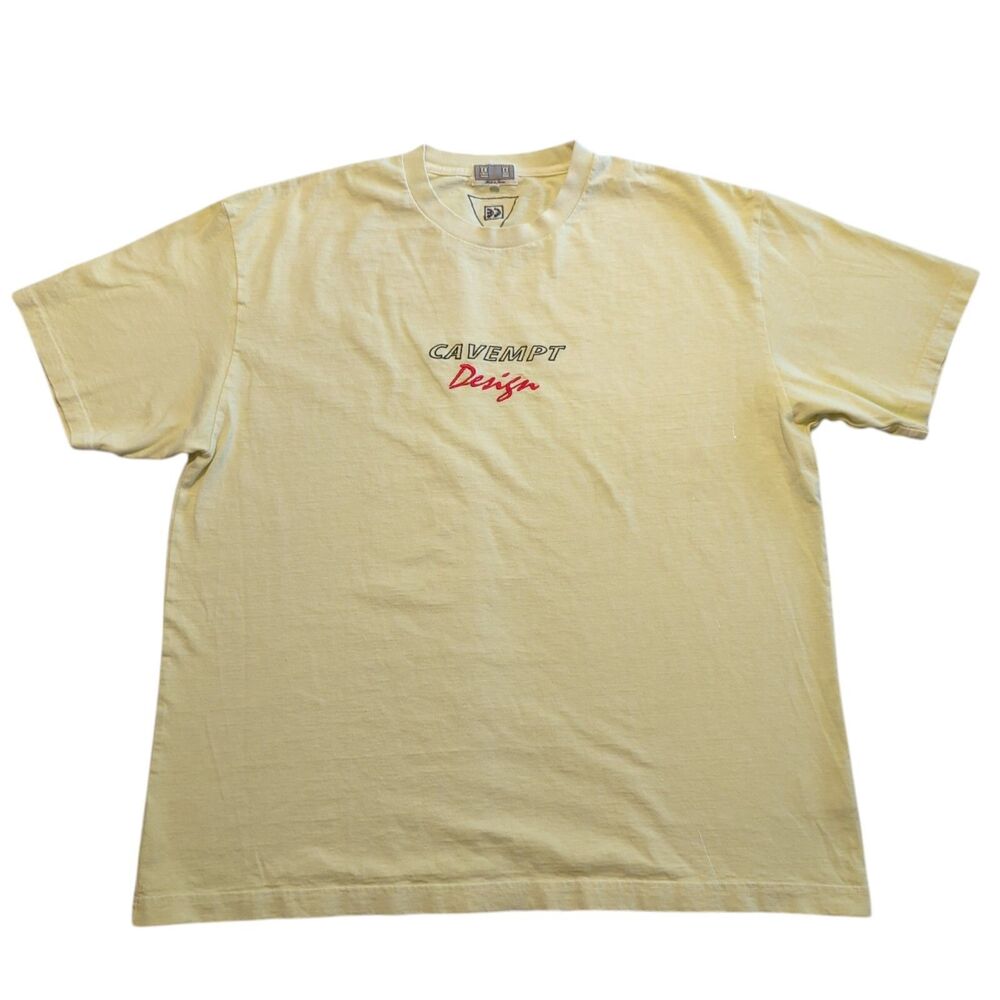 Cav Empt Shirt Size XL Embroidered Streetwear Club Rave READ Paint splatter